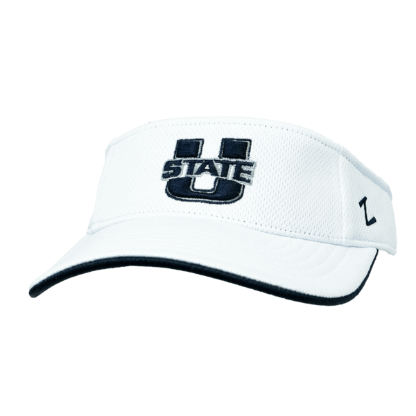 U-State Aggies White Aggies Visor